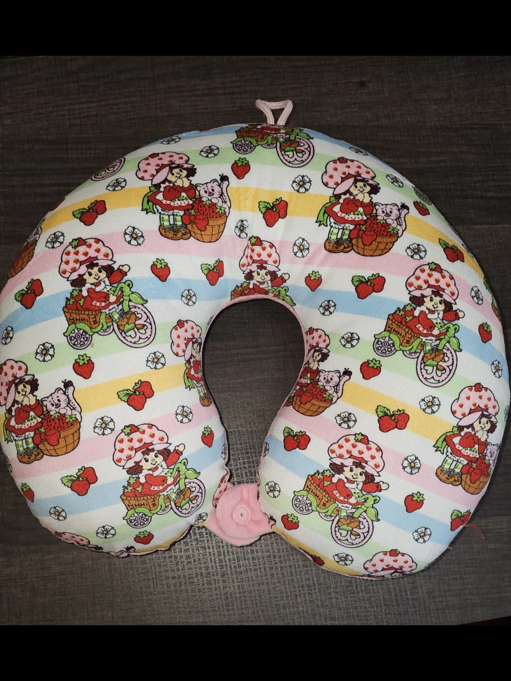 Strawberry Shortcake Travel Neck Pillow - Adults or Kids